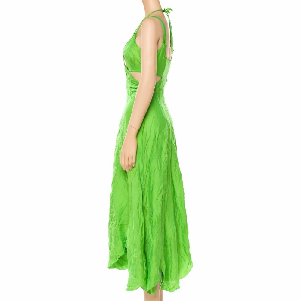 Cult Gaia Eileen Green Asymmetrical Dress - Picture 6 of 11